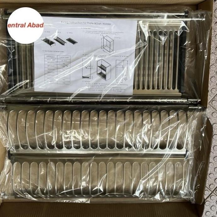 rak piring stainless kitchen set 60cm Bumbu