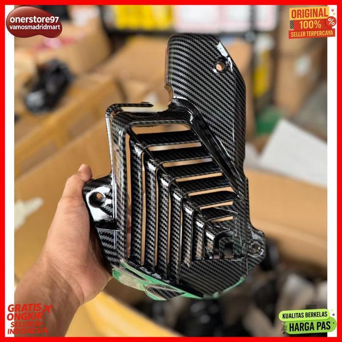 Kekinian Tutup Radiator Pcx 160 Carbon Glosy Tutup Radiator Pcx 160 Carbon / Tutup Radiator Vario 16
