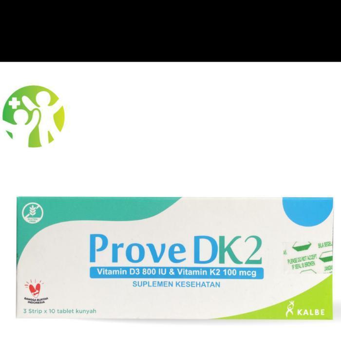 Prove DK2 Isi 10 Tablet Vitamin D3 800 IU & Vitamin K2 100mcg