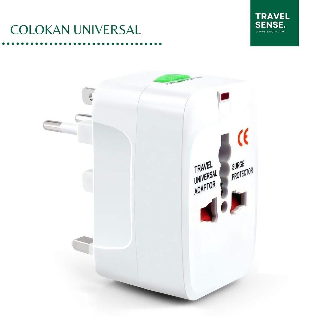 QualityTerbaik- Travelsense Colokan Listrik Universal | Adaptor International | Travel 3 in 1 | Trav