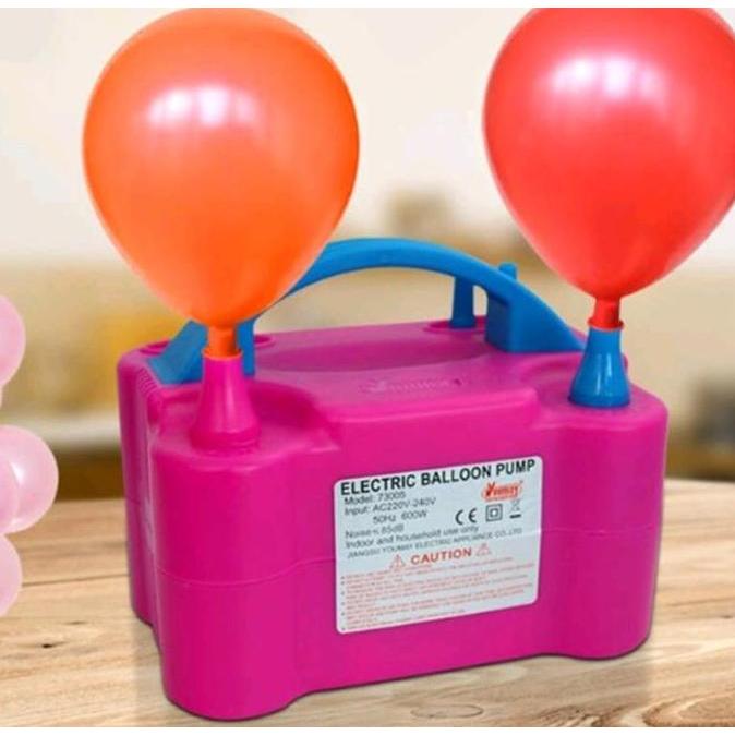 andalanMarket- POMPA BALON ELEKTRIK BALLOON PUMP 2 LUBANG ANGIN ALAT TIUP GAS UDARA