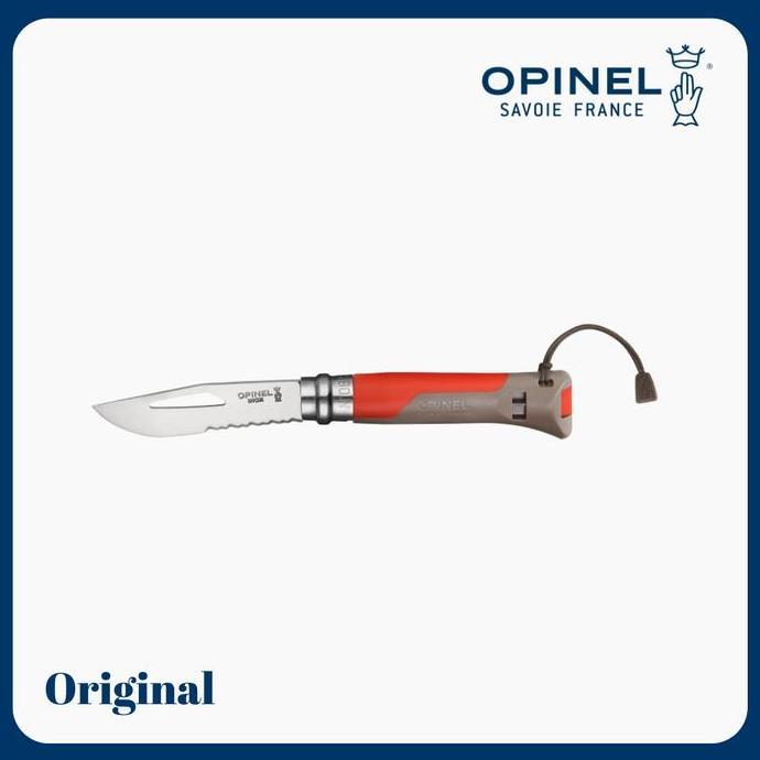 Diskon Opinel N 08 Outdoor Earth - Red