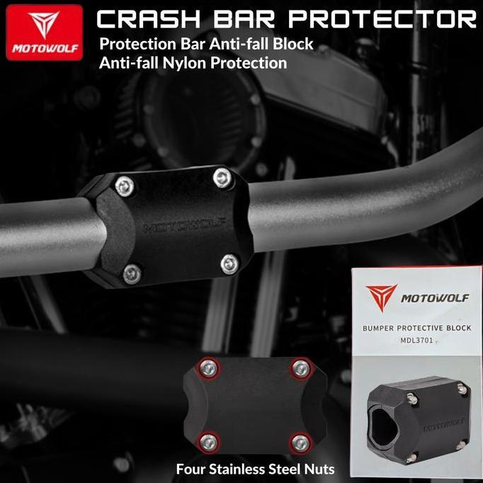 Lariiss- Motowolf Crashbar Protector Pelindung Crashbar adv 160 Yamaha Original