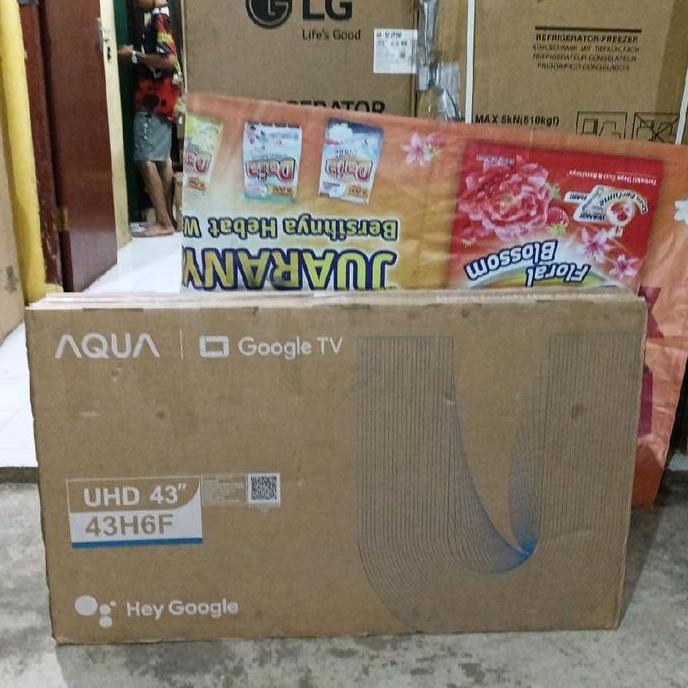 Terlaris Tv Aqua Smart Android Tv Google Tv 43H6F Barang Baru Tp Barang Cuci Gudang Garansi Resmi Aq