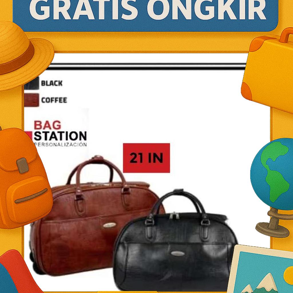 Tas Koper Cabin Travel Bag Troli Troly Polo Classic 21 In 2 Roda Besar Original Tas Pakaian Tas Trav