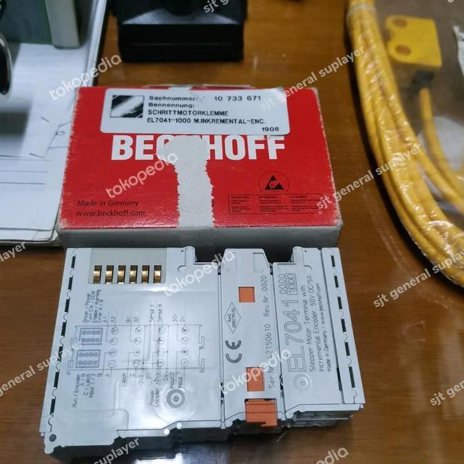 Baru PLC BECKHOFF EL7041 STEPPER MOTOR TERMINAL WITH INCREMENTAL ENCODER sjt92 Buru Order