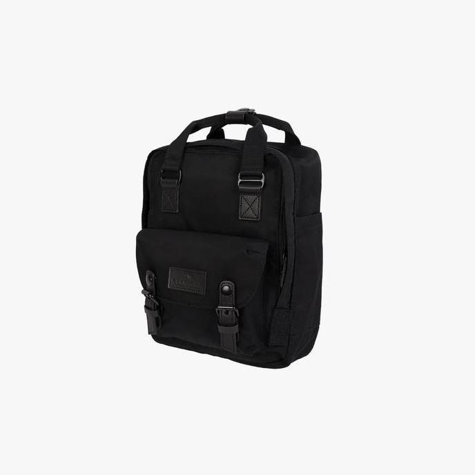 Doughnut Macaroon Mini Black Backpack D124B-3-F