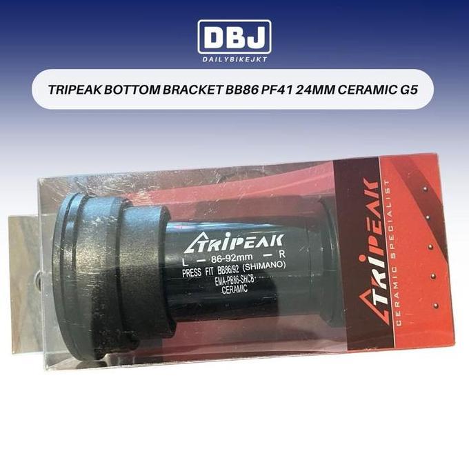 Promo BB BOTTOM BRACKET TRIPEAK CERAMIC BEARING PRESSFIT PF41 BB86 BB92 24MM Diskon