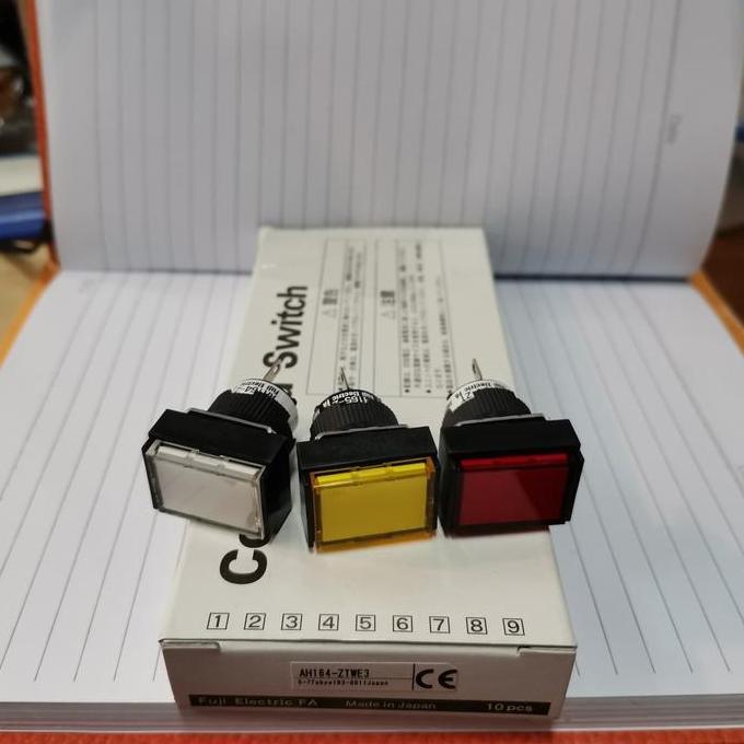 Baru AH164-ZTG AH164-ZTY AH164-ZTR AH164-ZTW E3 PILOT LAMP FUJI 16MM 24VDC sjt92 Ayo Beli