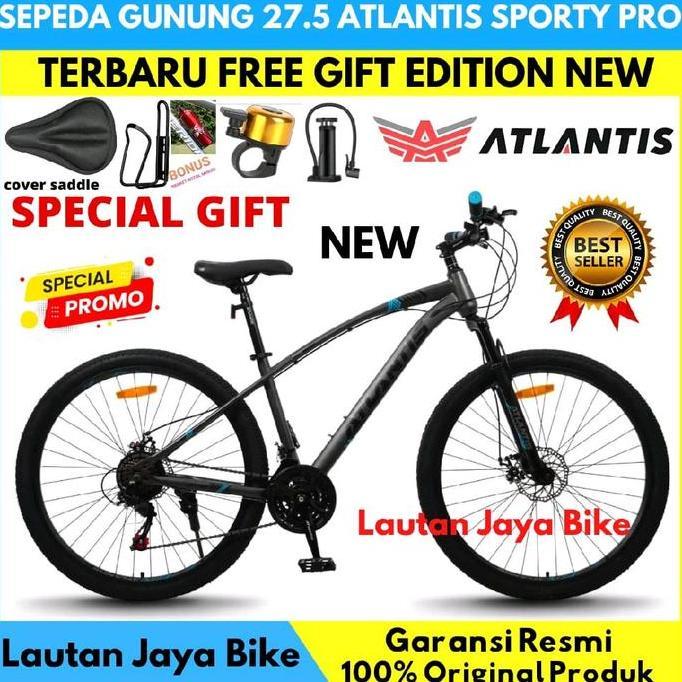 Promo Sepeda Gunung 27.5 MTB ATLANTIS REM CAKRAM NEW Diskon