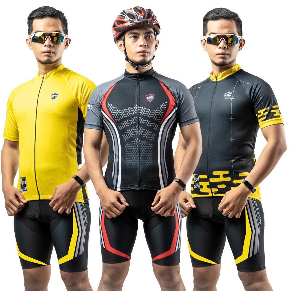 BIG SALE CPX Sport Setelan Baju Jersey Sepeda RB RoadBike Celana Gowes Padding Spon terbaik