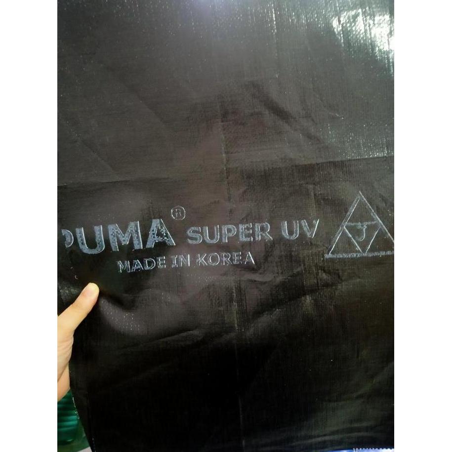 Miliki Terpal Plastik A20 Uv 6.80 X 10.70 Puma / Lucky Star Hitam