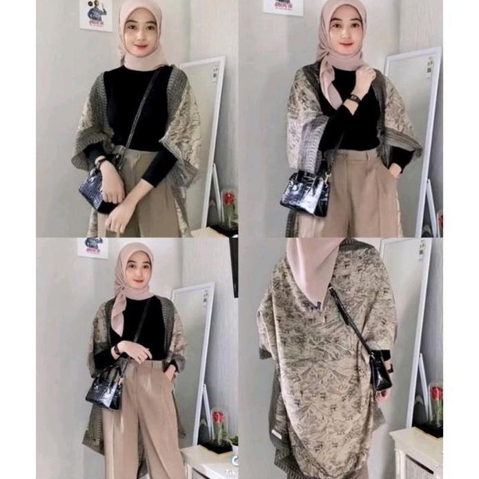 Promo Outer Scraf Yg Lagi Viral Motip Cantik Original