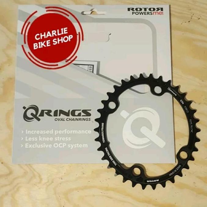 Promo Chainring ROTOR QRINGS Oval BCD110x4 34T Diskon