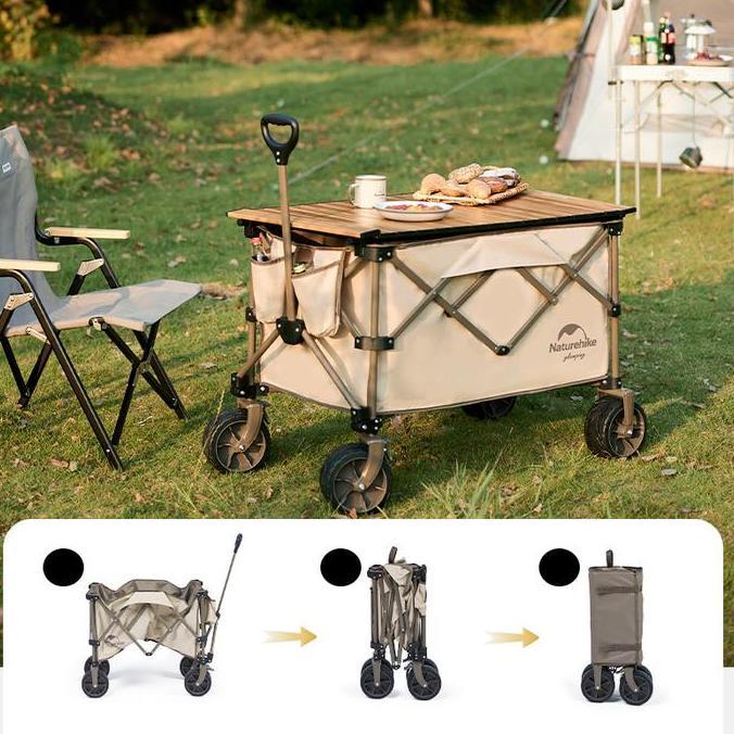Diskon Troli Lipat Naturehike Nh20Pj009/Tabletop Nh21Pj002 Tc03 Gerobak Lipat