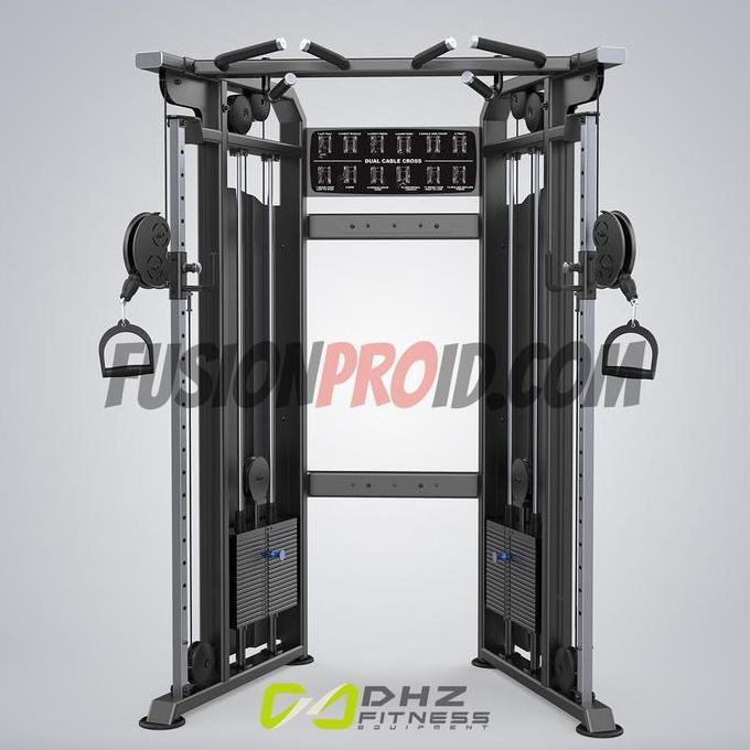 Promo Cable Crossover DHZ E1017C FTS Dual Adjustable Pulley Komersial Import Diskon