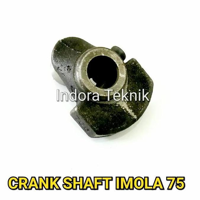 Crank Shaft Lakoni Imola 75 - Spare Part Kompresor - Kruk As - Crank Kualitas Terbaik Harga Termurah