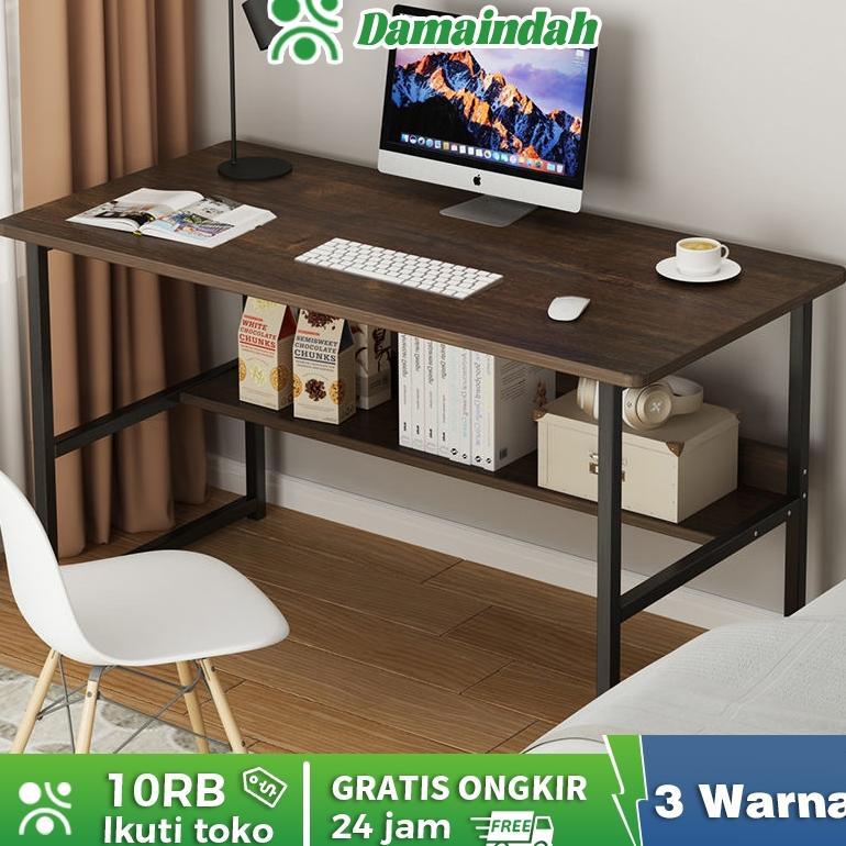 Damaindah Meja Belajar Kayu Set Kursi / Meja Belajar Minimalis  / Meja Kerja / Meja Komputer Minimal