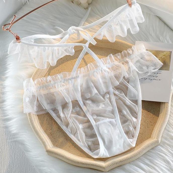 Murah Celana Dalam jumbo Sexy hot G String Mid Waist Tali Hollow Thong C0310 Non COD