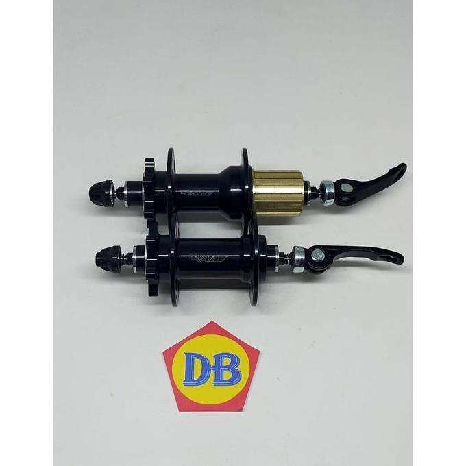 Hub raze 32 hole free hub 4 bearing jangkrik sepeda MTB hitam