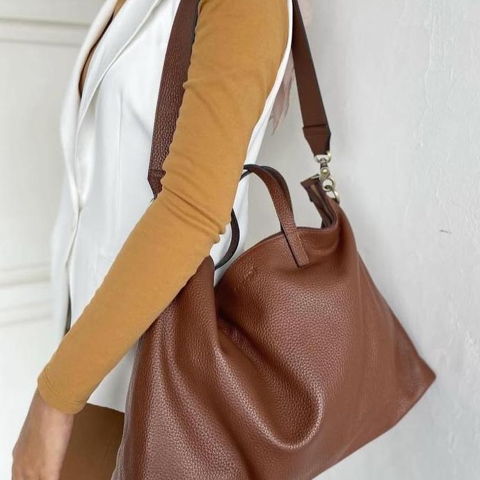 Pepari Leather Tas Wanita Kulit Sapi ToteBag PA - 136