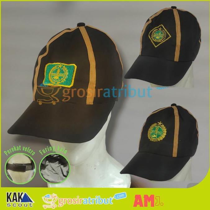 New- (1 kodi) Topi Siaga Pramuka Premium Bordir