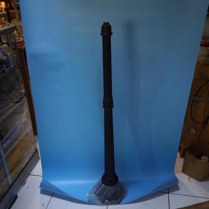 TERBARU - Tiang Lampu taman untuk lampu antik klasik tinggi 120cm - Hitam