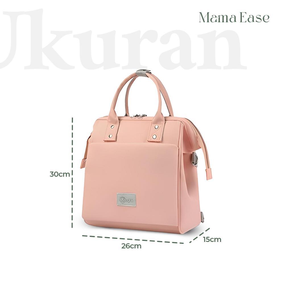 TERBARU Mama Ease Xinyus Diaper Bag Mommy Bag Tas Perlengkapan Bayi Multifungsi Tas Popok Bayi Tas B
