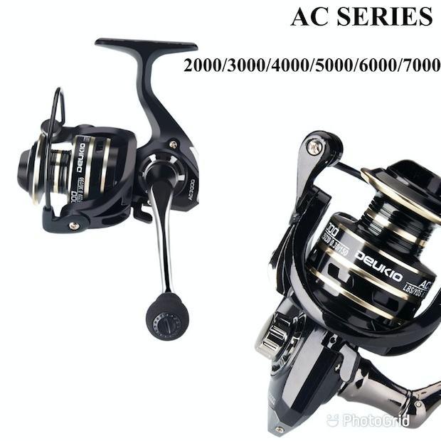 REEL PANCING DEUKIO SPOOL METAL AC2000-7000 SPINNING REEL MAX DRAG 8KG