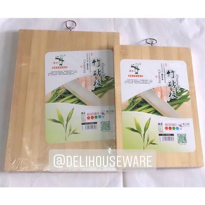 New- Talenan Segi Bambu Tebal Halus / Alas Sayur / Telenan Dapur