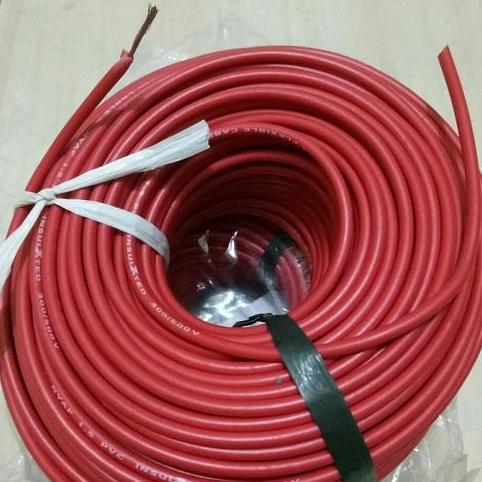 KABEL NYAF 0.8MM DIAMETER 3MM ISI 50M TUNGGAL SERABUT MERK ELVOLUS
