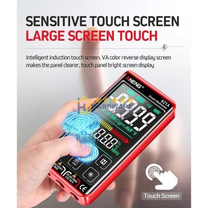 SOORIM ANENG Smart Digital Multimeter Tester Transistor Touch Screen - 621A