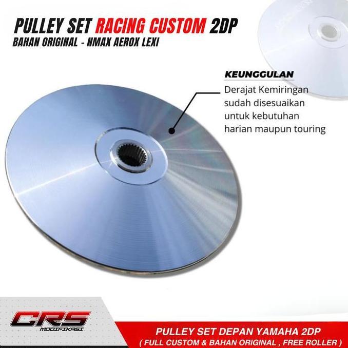 Pulley Set Custom Nmax Aerox Lexi Yamaha 2Dp Original Pulley Bubut Kerok Jalur Nmax Pulley Custom Ae