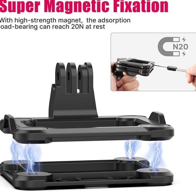 Ulanzi Gp-16 Magnetic Quick Release 3In1 For Action Camera Like Gopro