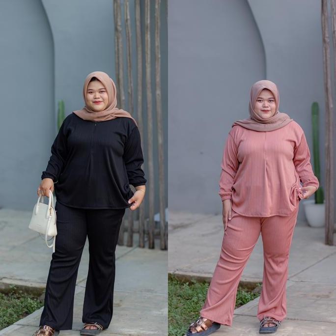 HEMAT | Paket Bundling One Set Cutbray Jumbo 50-120kg Setcel Knit Wanita Condru Busui Serut Aktif