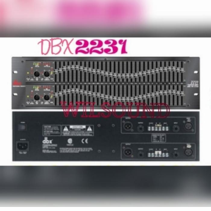 TERBARU EQUALIZER DBX 2231 ORIGINAL