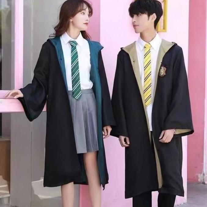 Harry Potter Kostum Harry Potter Jubah Penyihir Cosplay Halloween Anak Remaja Dewasa Cewek Cowok  Co