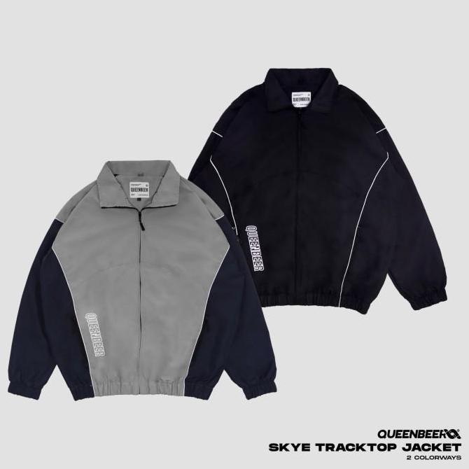 Demode_21 - Queenbeer Tracktop Skye Jacket | Jaket Sporty Casual Unisex