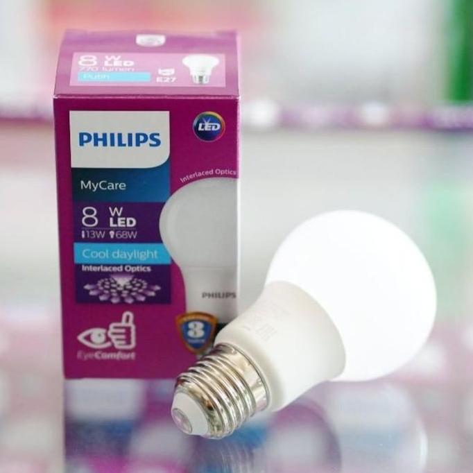 Lampu Philips Led Bulb 8 Watt Lampu Hemat Energi 8 Watt
