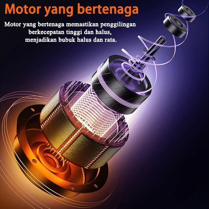 Blender Ae Bumbu Halus Kering Grinder Kopi Elektrik Chopper Kapasitas Besar 500Ml Besar/Kecil Biji K