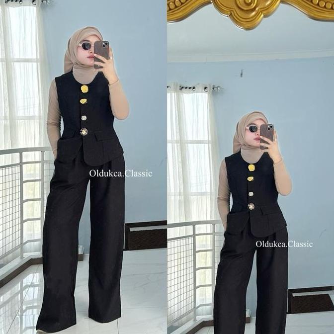 Erliz OneSet, vest dan celana import