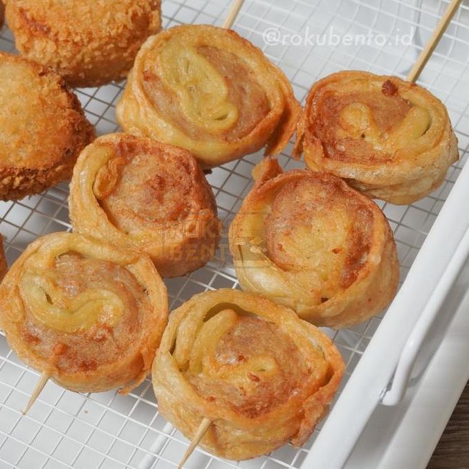 Eggroll Roku Bento BSD isi 7 Roll - Egg Chicken Roll