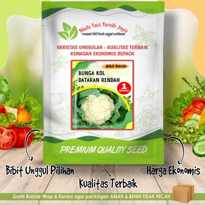 1 Gram benih Bunga kol super Dataran rendah - bibit kol