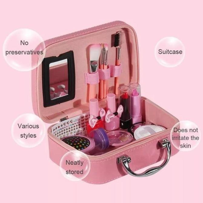 Make Up Anak Perempuan Mainan Make Up Set Dandan Anak Asli Non Toxic Kode 152