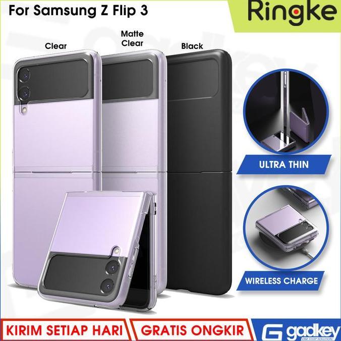 HARGA DISC - Case Samsung Galaxy Z Flip 3 Flip3 RINGKE SLIM Casing Original