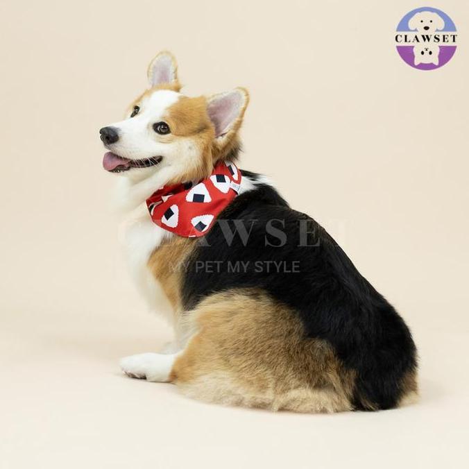 Clawset - Pet Scarf (Syal) - Im So Hungry - Sushi Red (Merah)