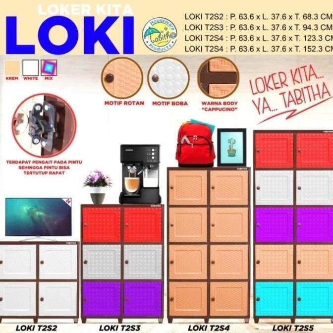 TERBARU - Tabitha LOKI ( Loker Kita) Lemari Loker Plastik Serbaguna Lemari Mini1