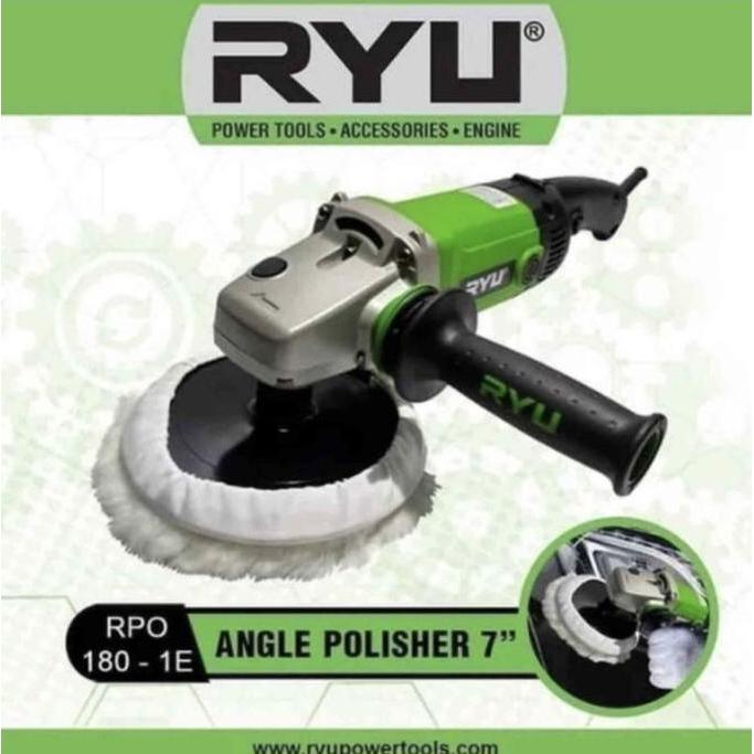 MESIN POLES MOBIL TEKIRO RYU 7 INCH POLISHER MOTOR RPO 180 ORIGINAL DAN TERPERCAYA