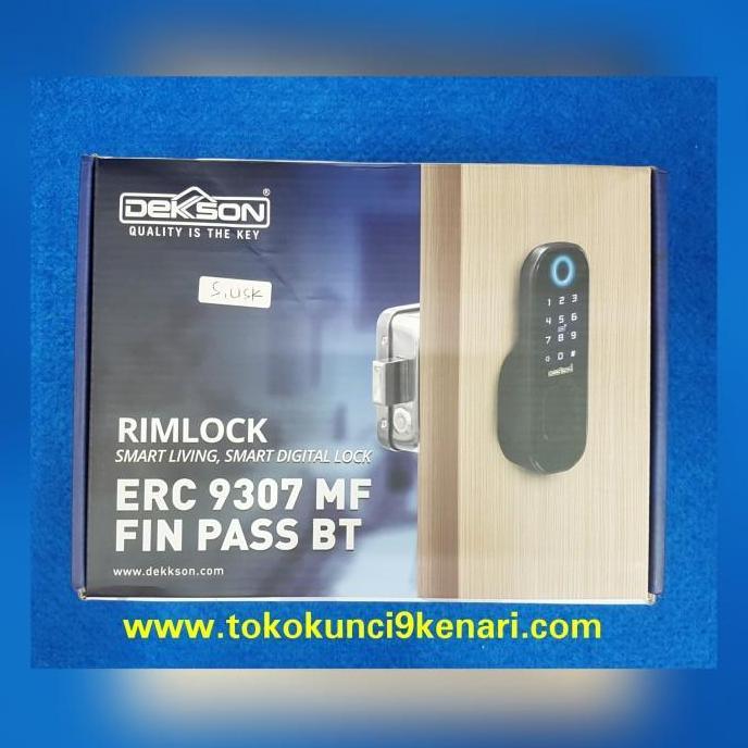 Kunci Digital Dekson RIMLOCK ERC 9307 MF | Smart Lock Dekson Black
