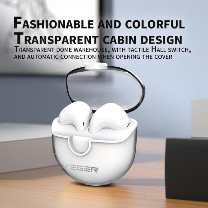 New- VEGER TWS VE18 True Wireless Earphone Headset Bluetooth BT 5.3 Earbuds